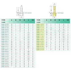 Douille cannelée Airfit 3/8-Ø20 en laiton nickelé pour air comprimé_ref 2304+20+17-1