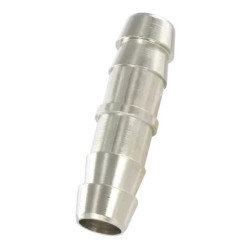 Jonction double cannelée Ø16 Airfit en laiton nickelé_ref 2307+16+16