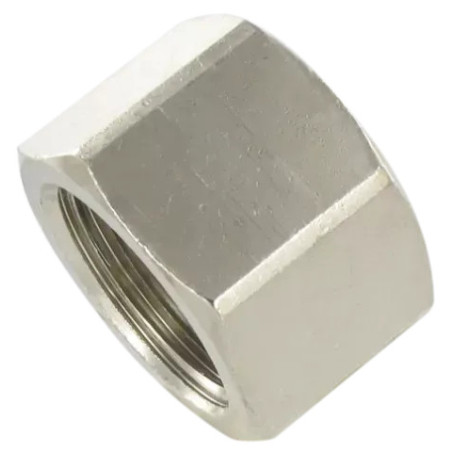 Bouchon femelle 1/8 BSP Airfit en laiton nickelé_ref 2313+10+00