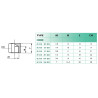 Bouchon femelle 1/8 BSP Airfit en laiton nickelé_ref 2313+10+00-1