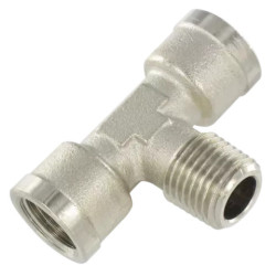 Raccord en T Airfit 3/8 BSP femelle avec piquage central mâle_ref 2404+17+17