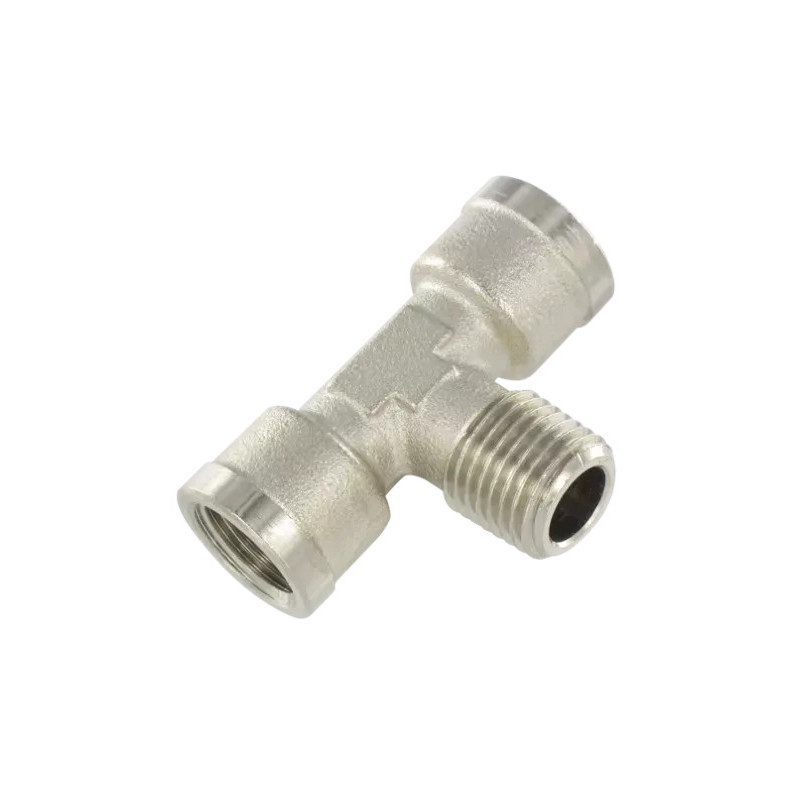 Raccord en T Airfit 3/8 BSP femelle avec piquage central mâle_ref 2404+17+17