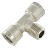 Raccord en T Airfit 3/8 BSP femelle avec piquage central mâle_ref 2404+17+17