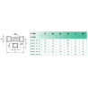 Raccord en T Airfit 3/8 BSP femelle avec piquage central mâle_ref 2404+17+17-1