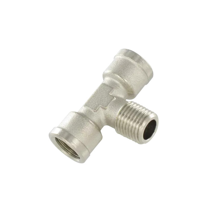 Raccord en T Airfit 1/8 BSP femelle avec piquage mâle_REF 2414+10+10
