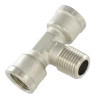 Raccord en T Airfit 1/8 BSP femelle avec piquage mâle_REF 2414+10+10