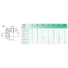 Raccord coudé 1/4 BSP Airfit mâle conique / femelle cylindrique_ref 2502+13+13-1