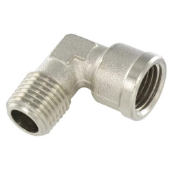 Raccord coudé 1/2 BSP Airfit mâle conique / femelle cylindrique_ref 2502+21+21