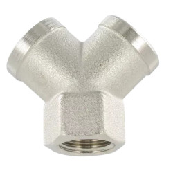 Raccord en Y femelle cylindrique 1/4 BSP Airfit_ref 2601+13+13