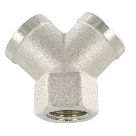 Raccord en Y femelle cylindrique 1/2 BSP Airfit_ref 2601+21+21