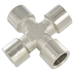 Raccord en croix femelle cylindrique 1/2 BSP Airfit_ref 2602+21+21