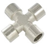 Raccord en croix femelle cylindrique 1/2 BSP Airfit_ref 2602+21+21