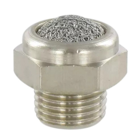Raccord silencieux embasé Airfit laiton 1/8 BSP_ref 2910+10+00