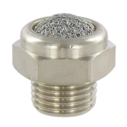 Raccord silencieux embasé Airfit laiton 1/2 BSP_ref 2910+21+00