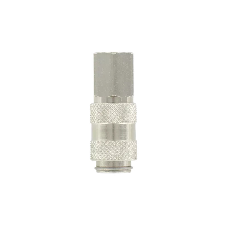 Coupleur femelle 1/8 Airfit en laiton nickelé_ref 3003+03+10