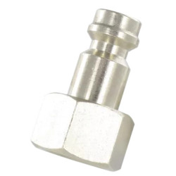 Embout femelle 1/4 BSP DN5 en laiton nickelé Airfit_ref 3104+05+13