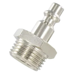 Embout mâle cylindrique 1/2 Airfit en laiton nickelé_ref 3302+06+21