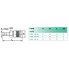 Coupleur rapide standard Airfit avec douille Ø6_ref 3305+06+06-1