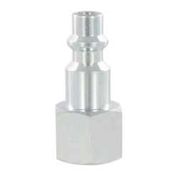 Embout femelle cylindrique 1/4 Airfit en acier zingué_ref 3314+06+13