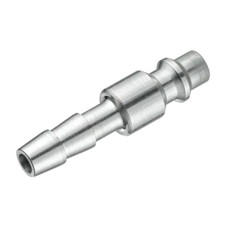 Embout Airfit acier zingué avec douille cannelée 6 mm_ref 3316+06+06