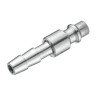 Embout Airfit acier zingué avec douille cannelée 8 mm_ref 3316+06+08
