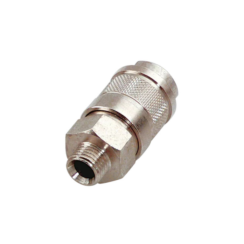 Coupleur rapide Airfit mâle 1/2 BSP en laiton nickelé_ref 3901+08+21