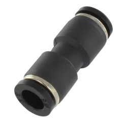 Raccord droit double Ø16 mm Airfit en laiton nickelé_ref 4702+16+00