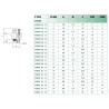 Raccord droit mâle BSP/NPT 10-1/4 Airfit en laiton nickelé_ref 4900+10+13-1