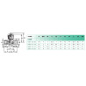 Vanne à pointeau Airfit 3/8 BSP pour air comprimé_ref 5473+17+17-1