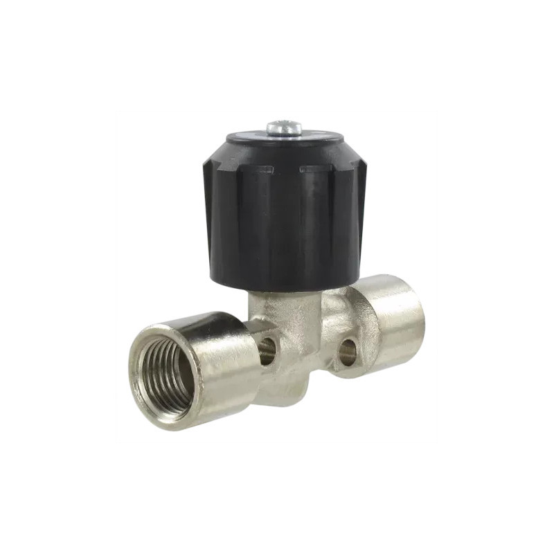 Vanne à pointeau femelle BSP 1/4 Airfit pour air comprimé_ref 5474+13+13