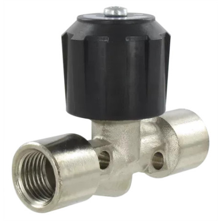 Vanne à pointeau femelle BSP 1/4 Airfit pour air comprimé_ref 5474+13+13