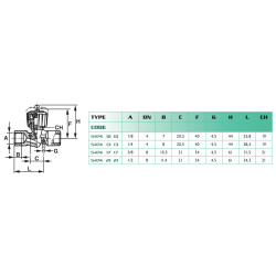 Vanne à pointeau femelle BSP 3/8 Airfit pour air comprimé_ref 5474+17+17-1