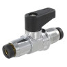 Vanne à sphère Airfit raccord instantané 6 mm_ref 5634+06+06