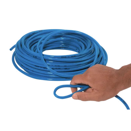 Tube polyuréthane Airfit Ø12/8 mm bleu_ref 6201+12+08