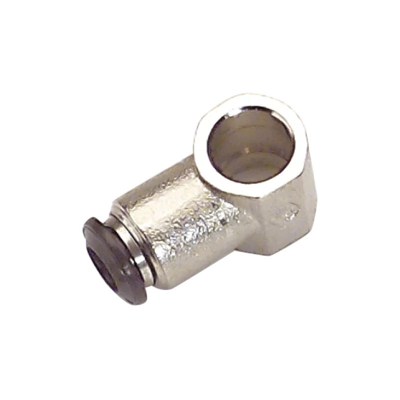 Raccord banjo simple Airfit 6-1/4 en laiton nickelé_ref 1821+06+13
