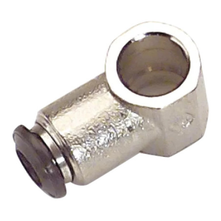 Raccord banjo simple Airfit 6-1/4 en laiton nickelé_ref 1821+06+13