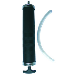 Seringue acier Algi 500 ml avec flexible PVC_ref 7197000