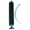 Seringue acier Algi 500 ml avec flexible PVC_ref 7197000
