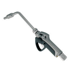 Pistolet distribution huile PIUSI avec embout rigide coudé 30l/min_ref 7762000