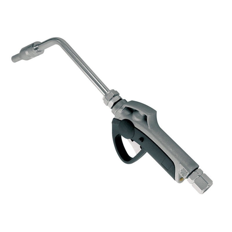 Pistolet distribution huile PIUSI avec embout rigide coudé 30l/min_ref 7762000
