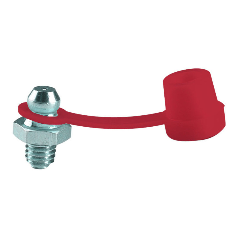 Capuchon rouge pour graisseur bec PRESSOL_ref 7010002