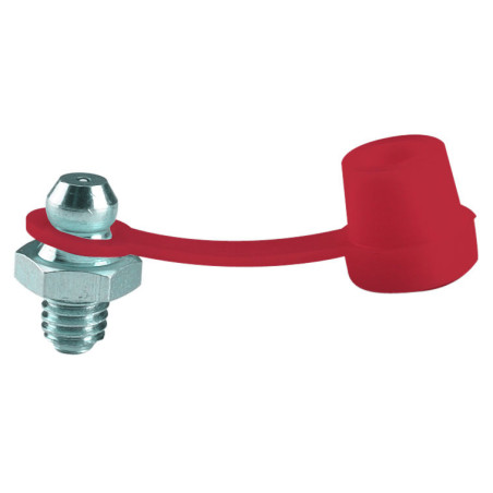 Capuchon rouge pour graisseur bec PRESSOL_ref 7010002
