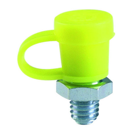 Capuchon jaune ALGI pour graisseur hydraulique_ref 7010003