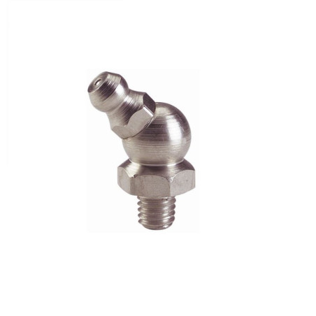 Graisseur coudé 45° 12x150 ALGI - bec 6 pans 14mm_ref 7026019