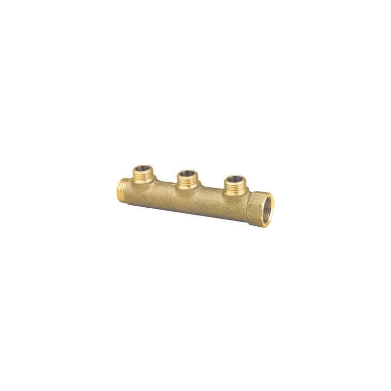 Nourrice monobloc 3 sorties Anquier laiton F3/4 M1/2_ref 8N3