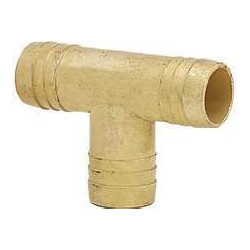 Raccord Té cannelé laiton Ø15 mm Anquier_ref A7815