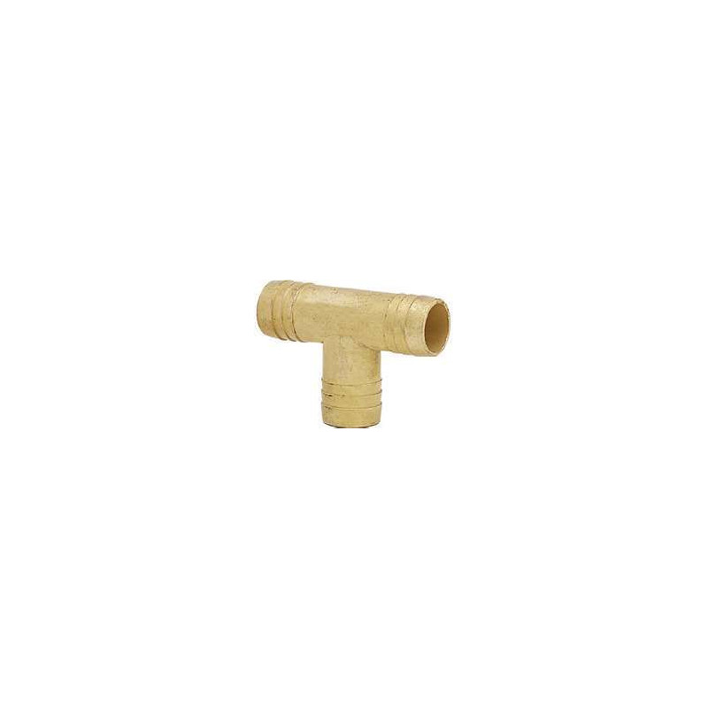 Raccord Té cannelé laiton Ø15 mm Anquier_ref A7815