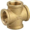 Raccord croix femelle 3/8" en laiton Anquier_ref CRF38