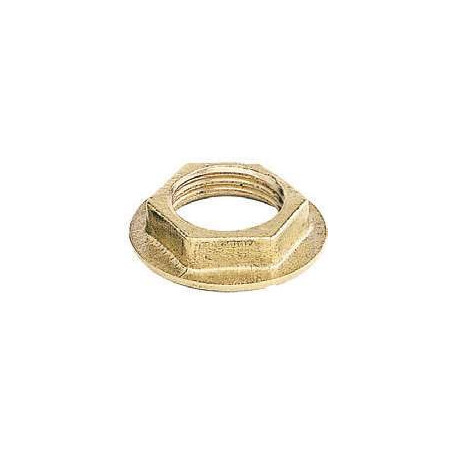 Contre écrou à plateau 1/2" laiton Anquier_ref D11112