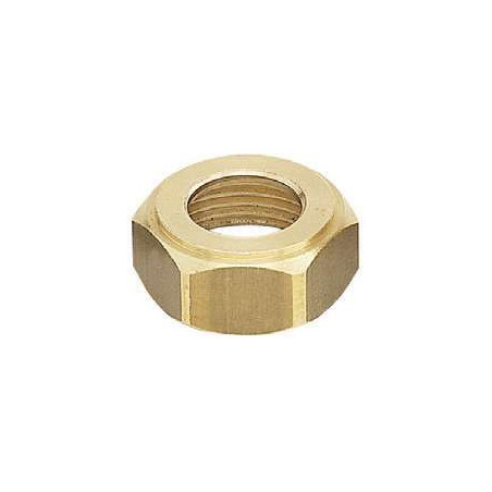 Écrou collet battu 6 pans 1 pouce Ø22 mm Anquier_ref D11122
